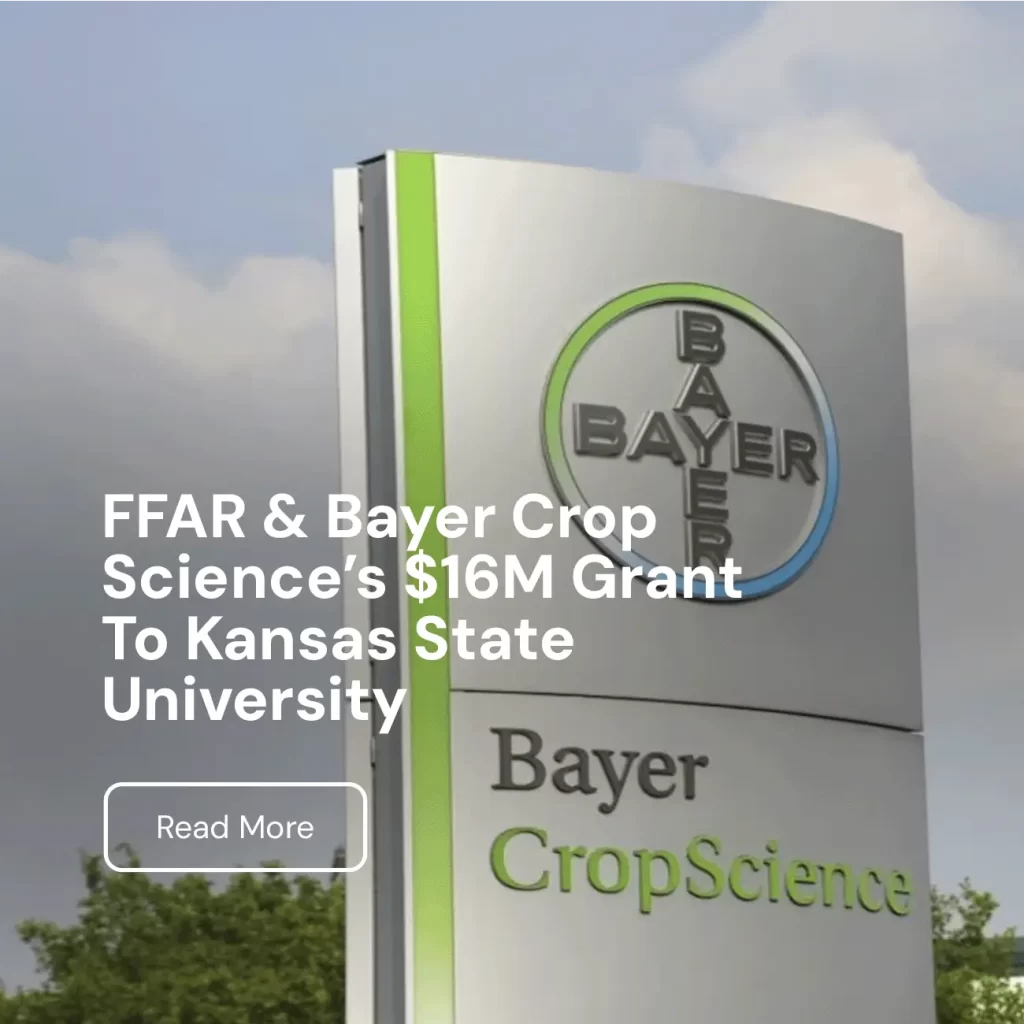 iGrow News article on the FFAR & Bayer $16M grant to Kansas State